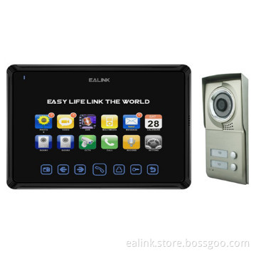 Video home intercom system with monitor listening